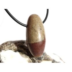 Shiva Lingam Ei (Sandstein/Tonstein) Trommelstein gebohrt - Sonderqualitt - ca. 3,4 cm x 1,6 cm