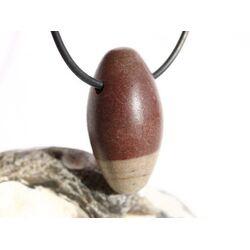 Shiva Lingam Ei (Sandstein/Tonstein) Trommelstein gebohrt - Sonderqualitt - ca. 3,4 cm x 1,8 cm