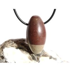 Shiva Lingam Ei (Sandstein/Tonstein) Trommelstein gebohrt - Sonderqualitt - ca. 3,4 cm x 1,8 cm