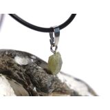Chrysoberyll Rohsteinform Anhänger Silberöse...