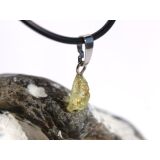 Chrysoberyll Rohsteinform Anhänger Silberöse...